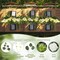 6.6FT Eucalyptus Garland with Lights Spring Baby Breath Flower Garland with 12 White Roses Artificial Floral Greenery Vine for Table Arch Backdrop Wedding Valentines Day Decorations